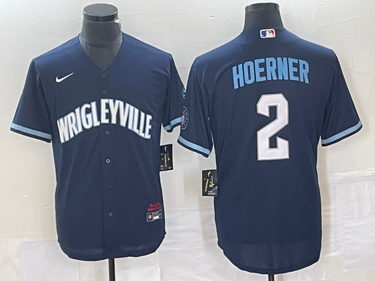 Men's Chicago Cubs Nico Hoerner City Connect Jersey